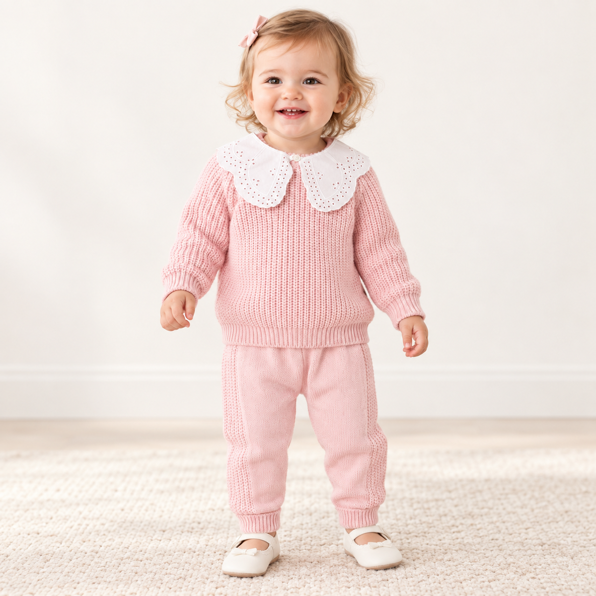 Isabelle Wool Set - Pink