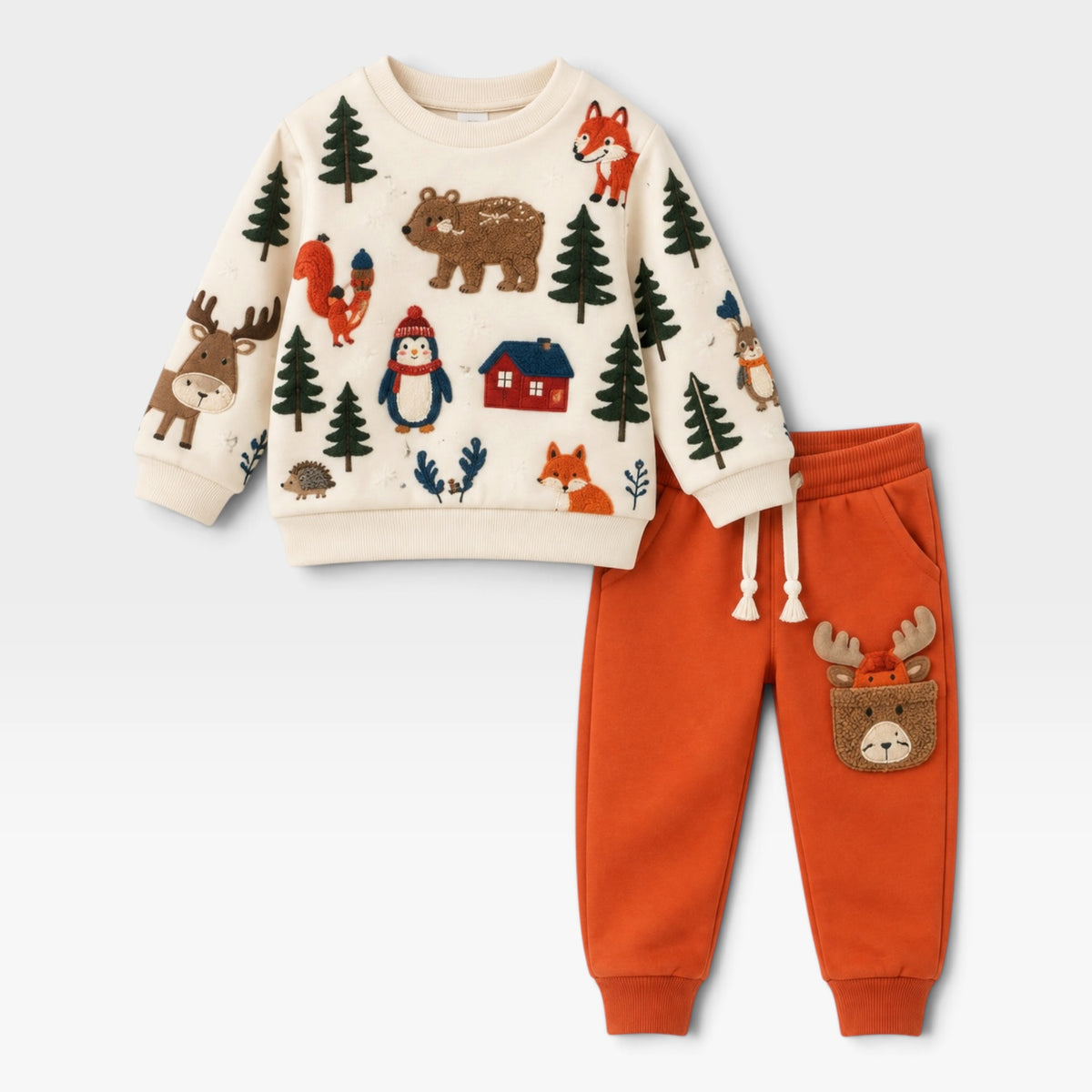 Orange Snowy Set
