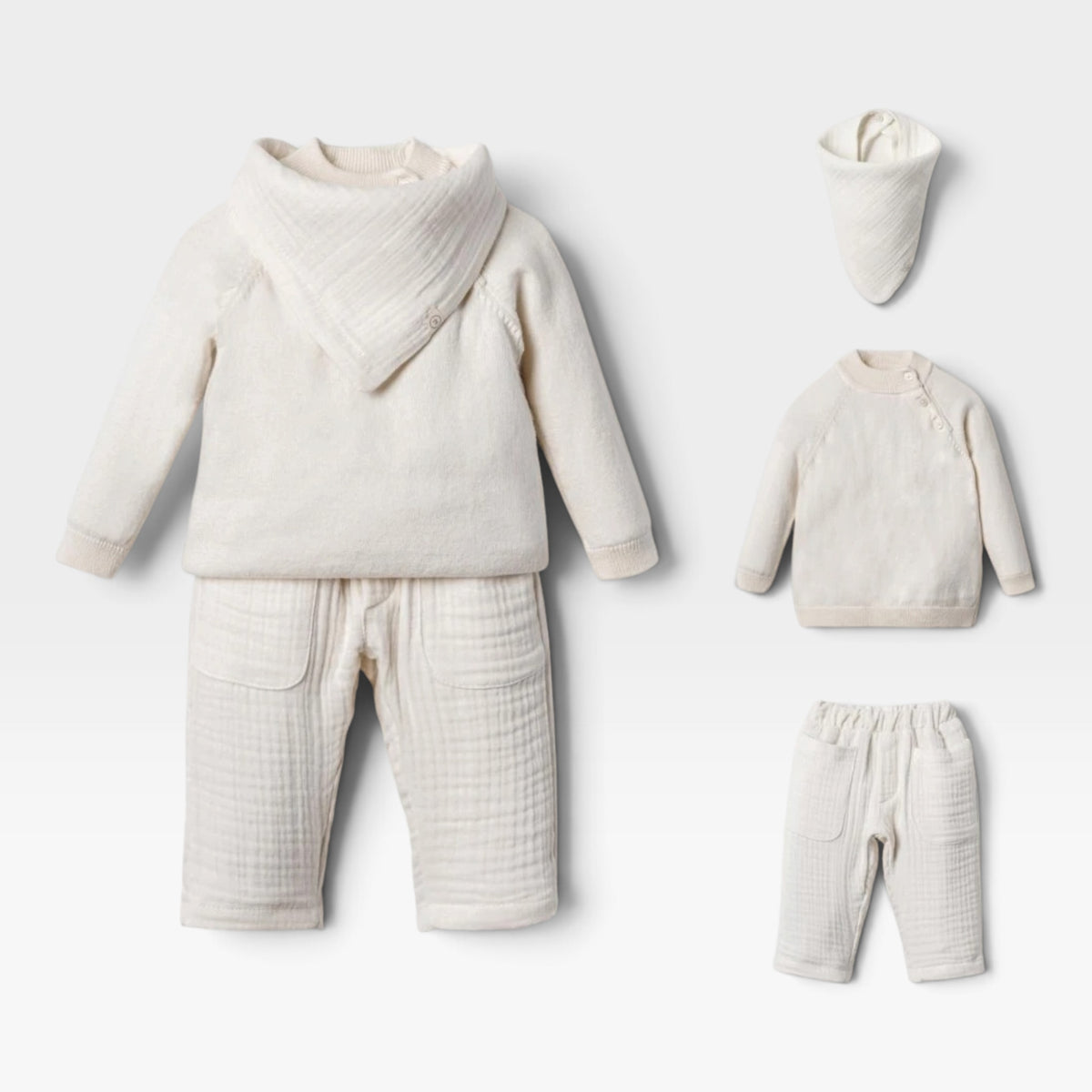Chiccy Set-ecru