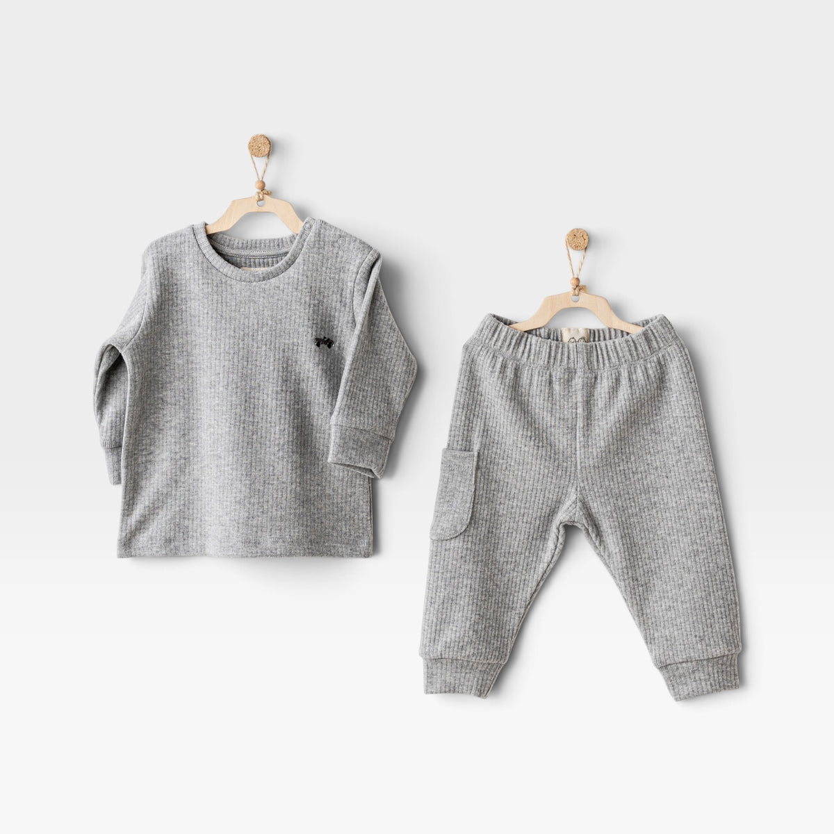 Cloudy Grey Baby Set