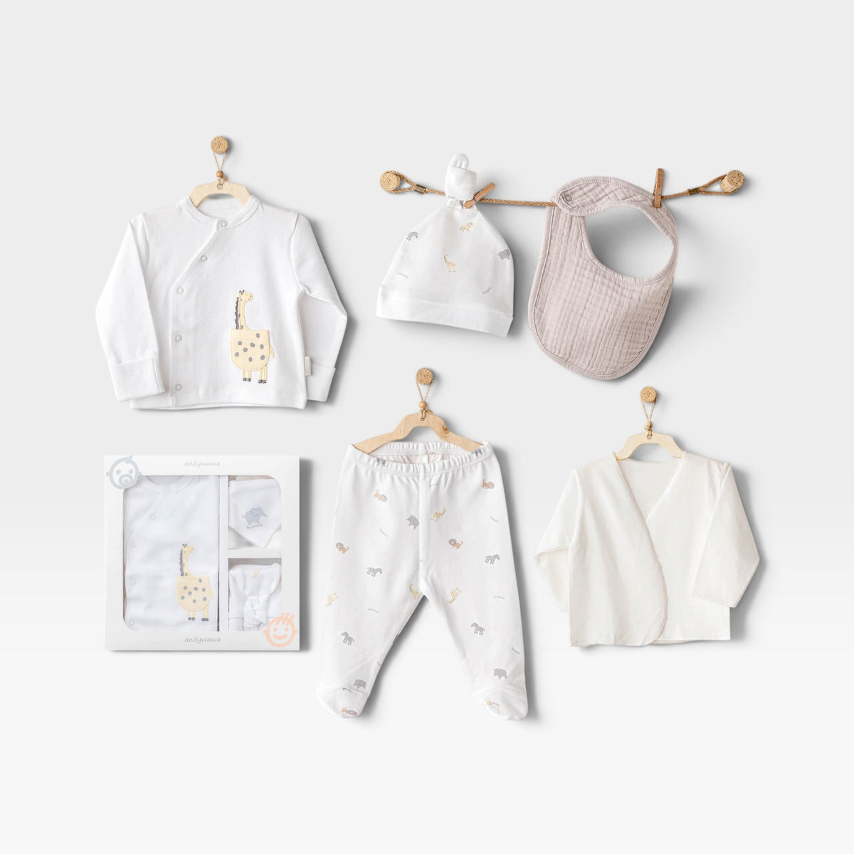 "Little King" 5 Pieces Newborn Hospital Set