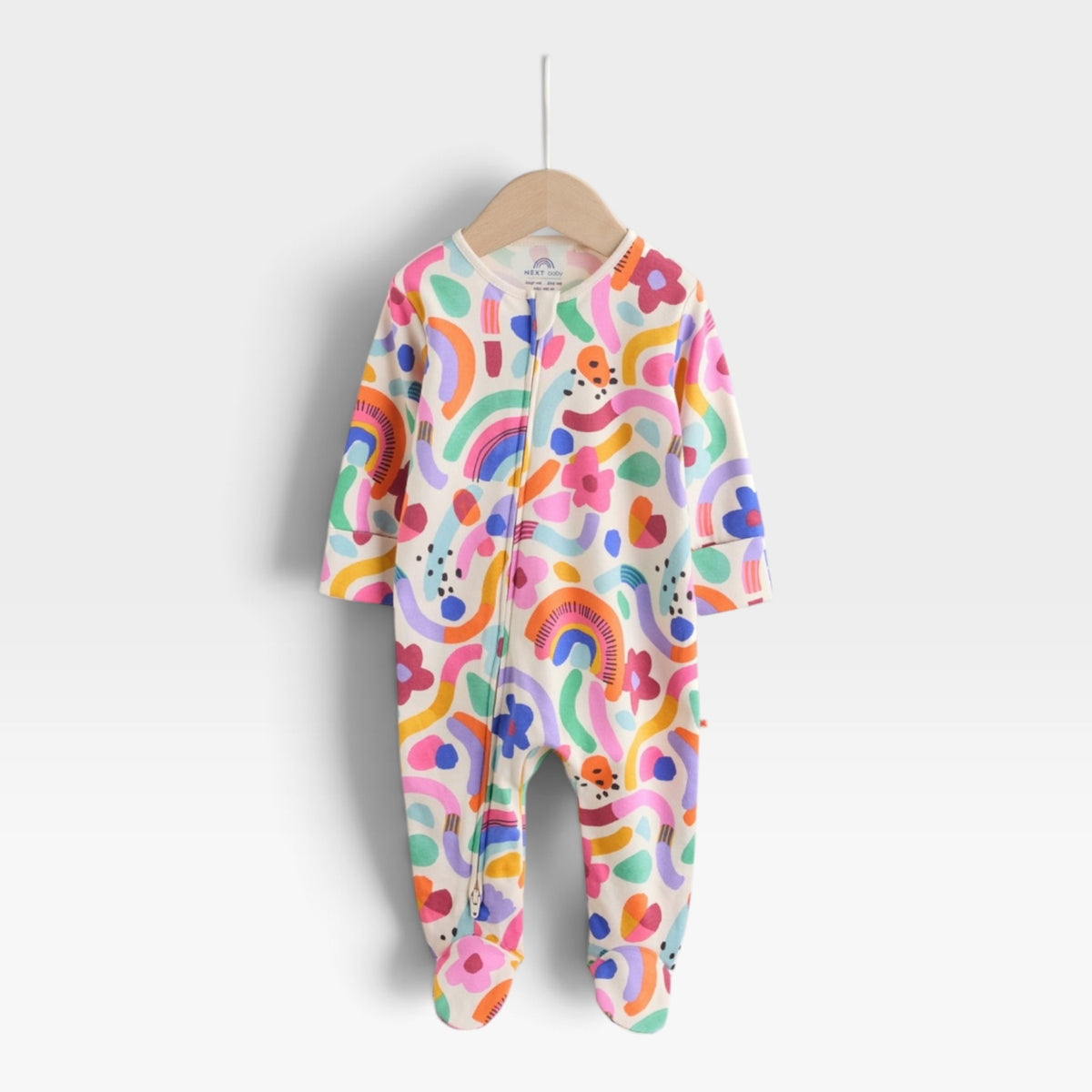 Next Cotton Zip Overall Funky – 3 Pack
