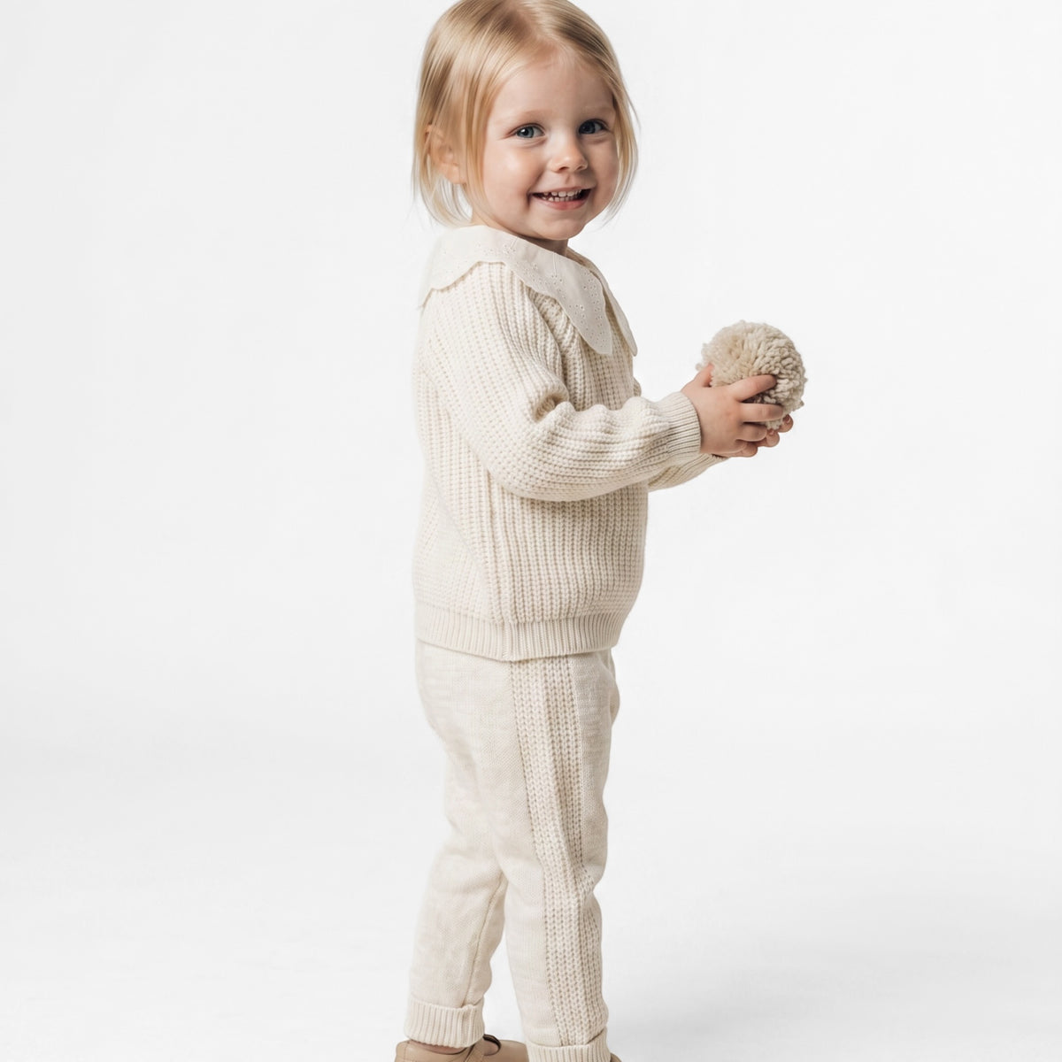 Isabelle Wool Set - White