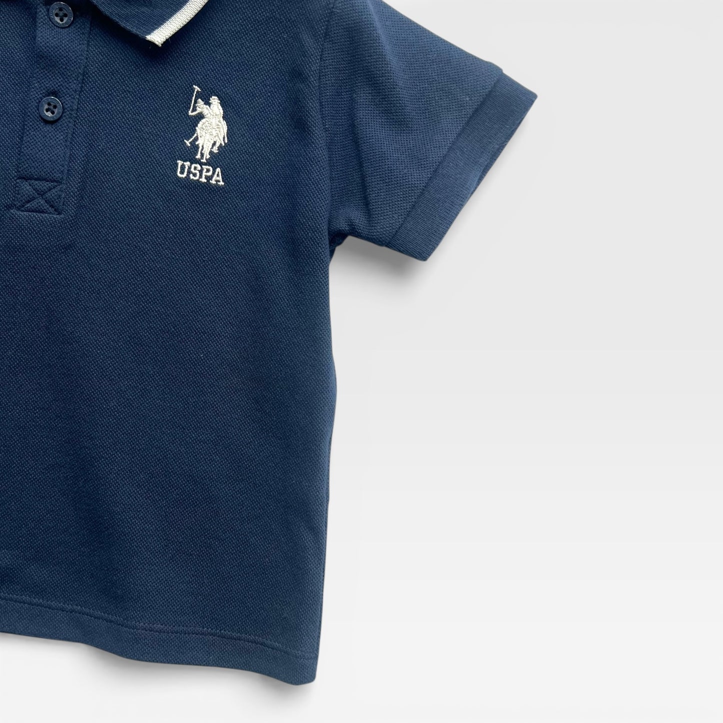 100% Original USPA Classic Short Sleeve Top - Navy