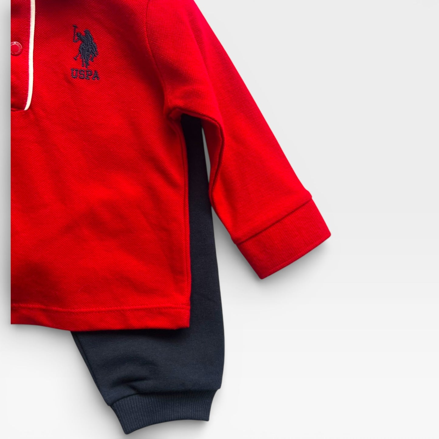 100% USPA Classic Polo Set - Red