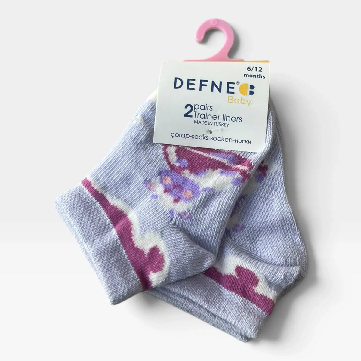 Lilac Love Socks - 1