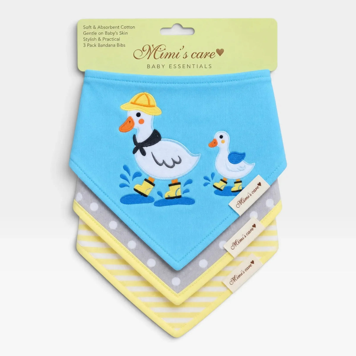 Two Ducks Trible Bibs - 1