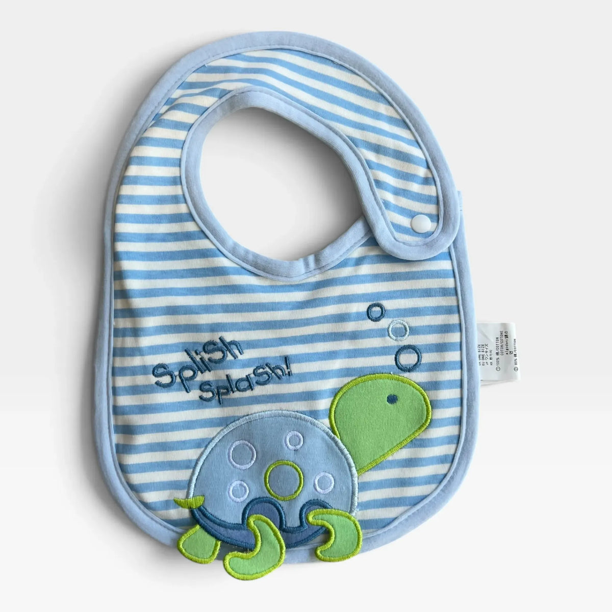 Leak Proof Bib - turtle - 1