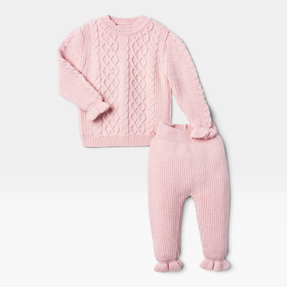 Elara Wool Set - Pink - 1