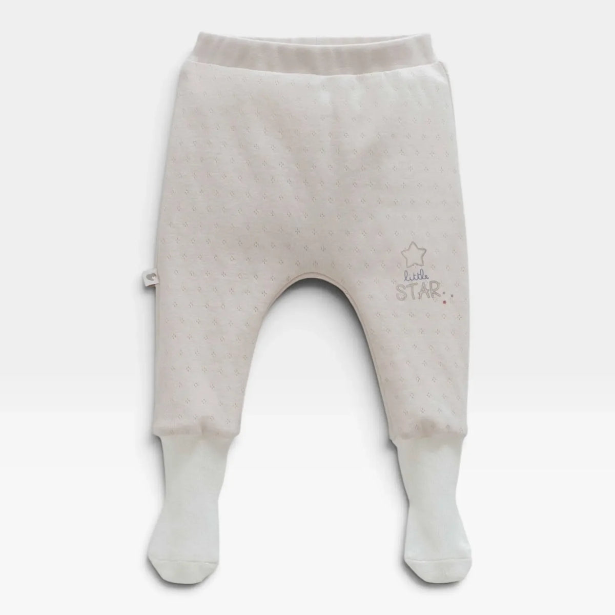 Tiny Toes Footed Pants - grey - 1