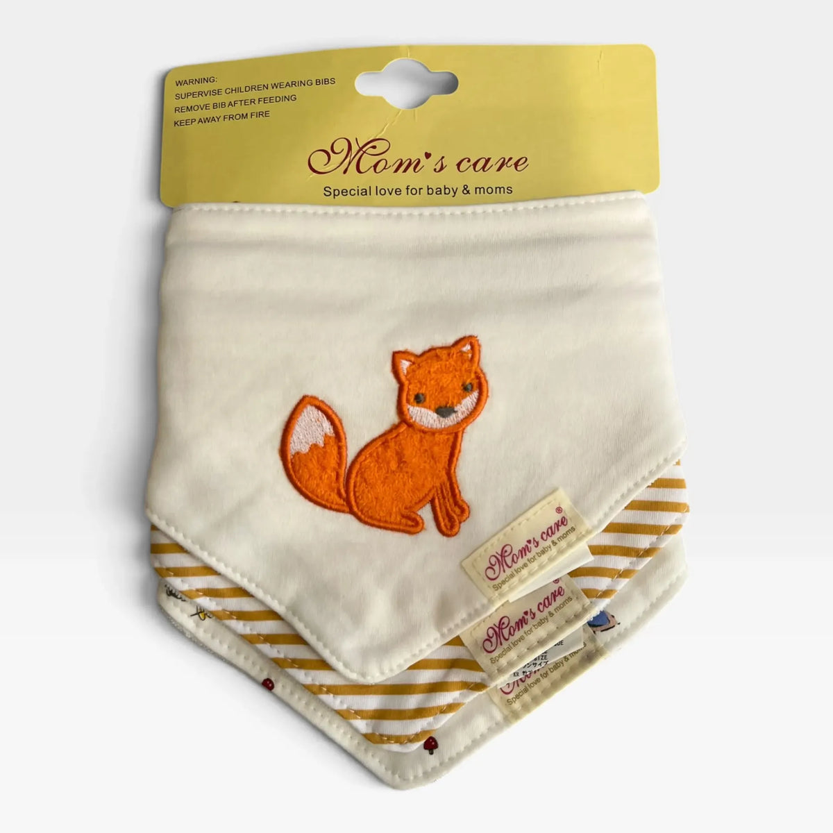 Orange Fox Bibs - 1