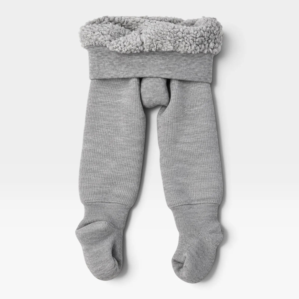 Thick Fleece-Lined Leggings - Grey - 1