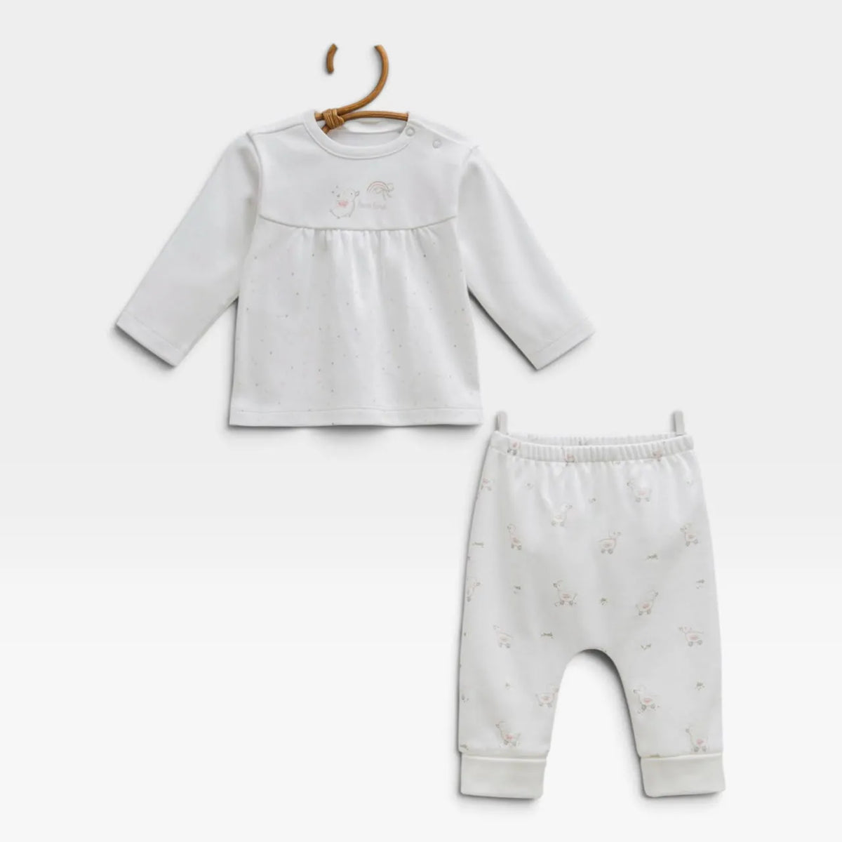 Love Time Cotton Set - white - 1