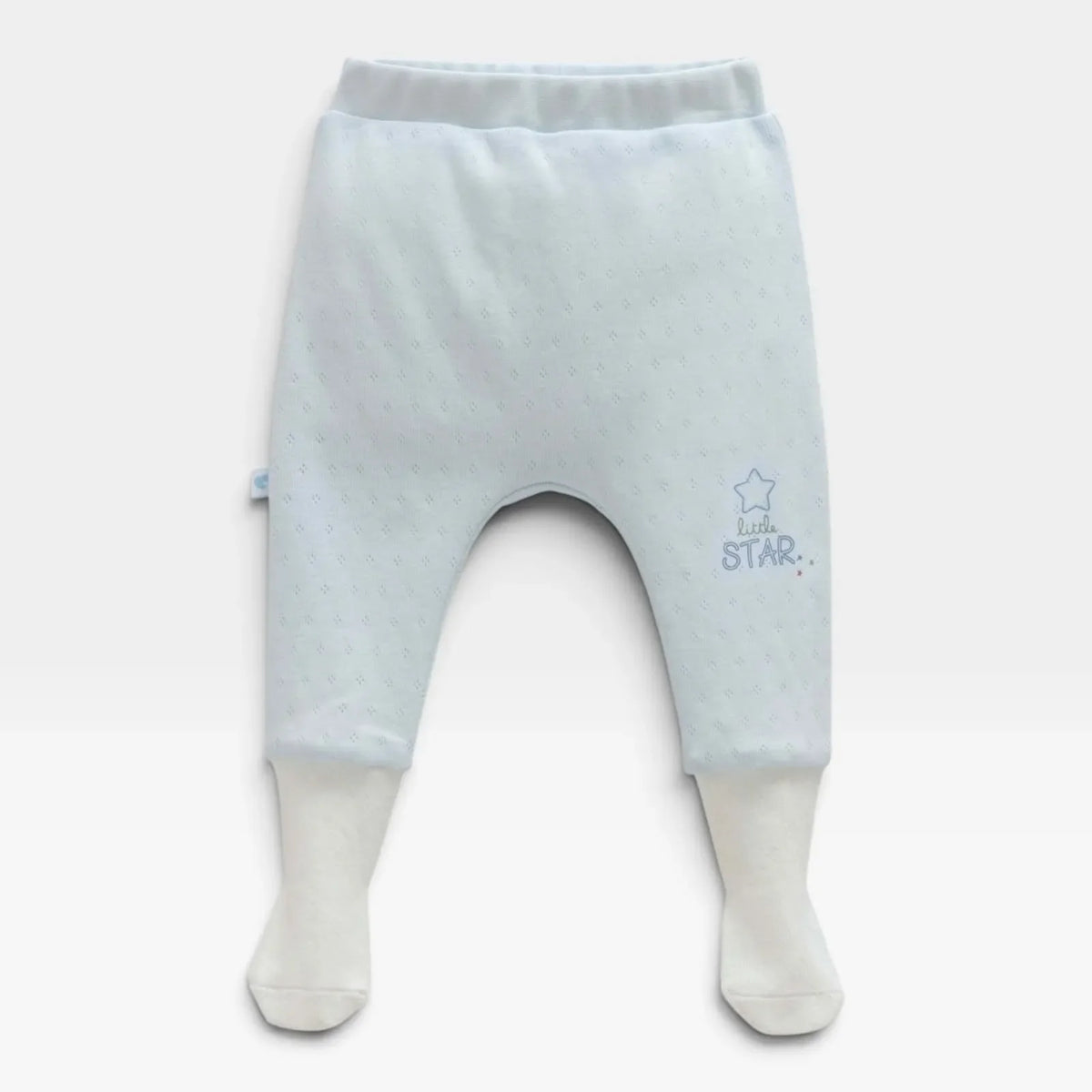 Tiny Toes Footed Pants - Blue - 1