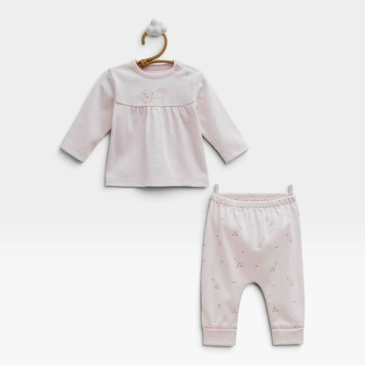 Love Time Cotton Set - PInk - 1