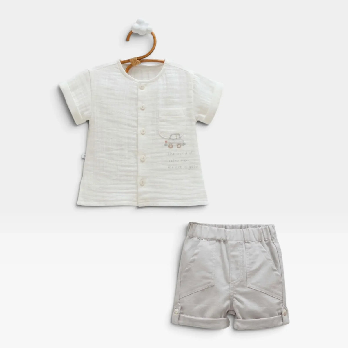 Retro Men Set - Grey - 1