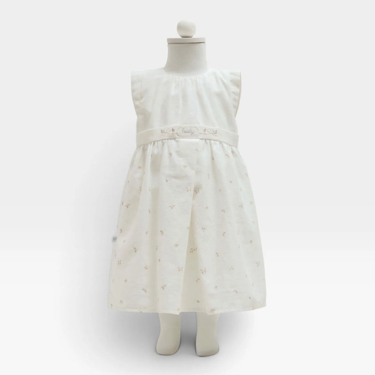 Summer Bloom Dress - White - 1