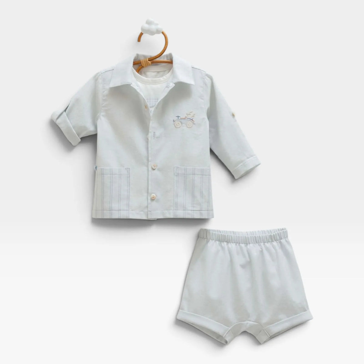 New Linen Grey Set - grey - 1