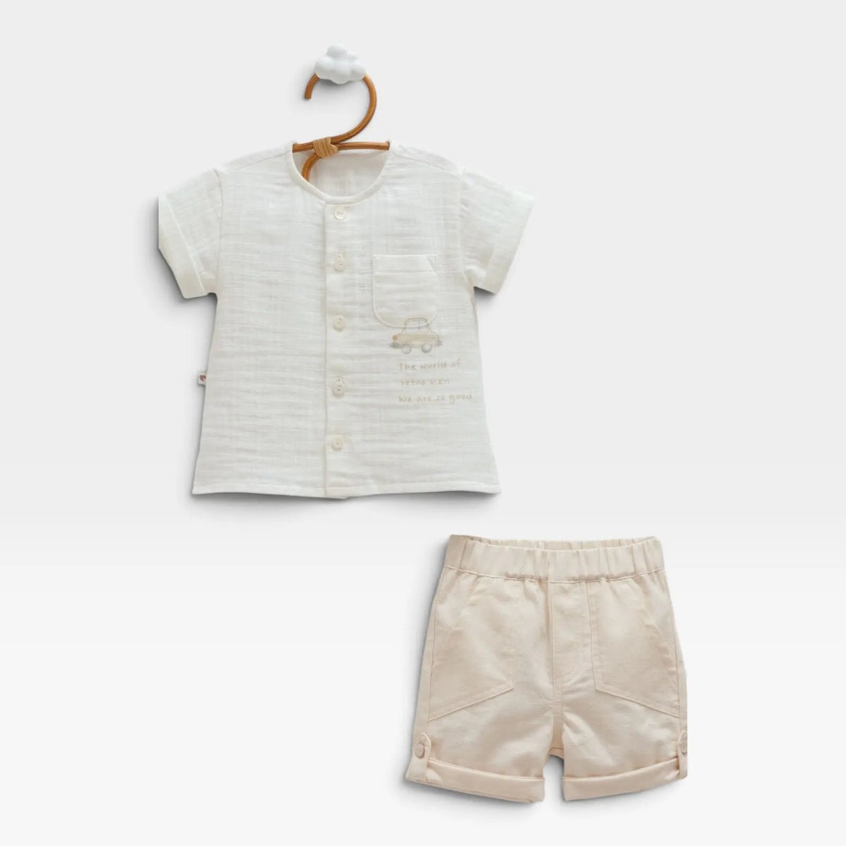 Retro Men Set - Bej - 1