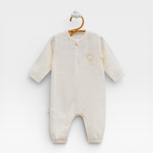 jungle friends overall beige