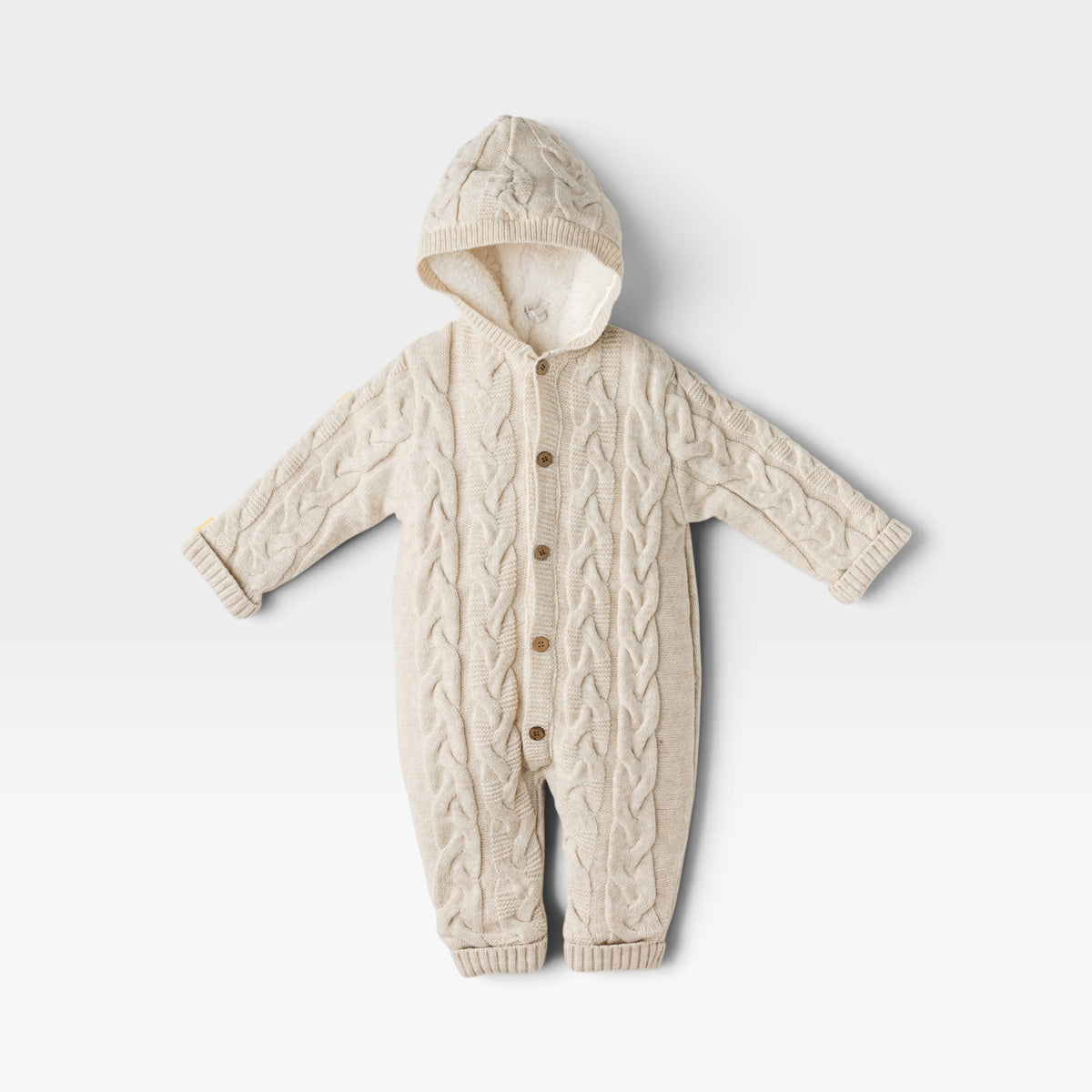 Milo Fleece Overall-beige