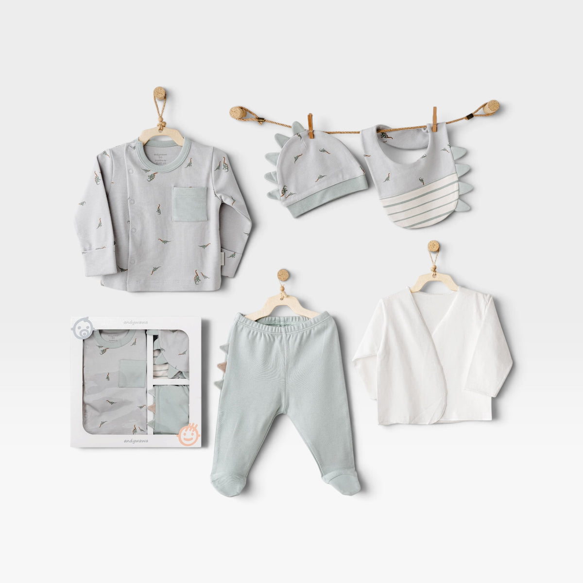 "Mummy Snuggle" 5 Pieces Newborn Hospital Set