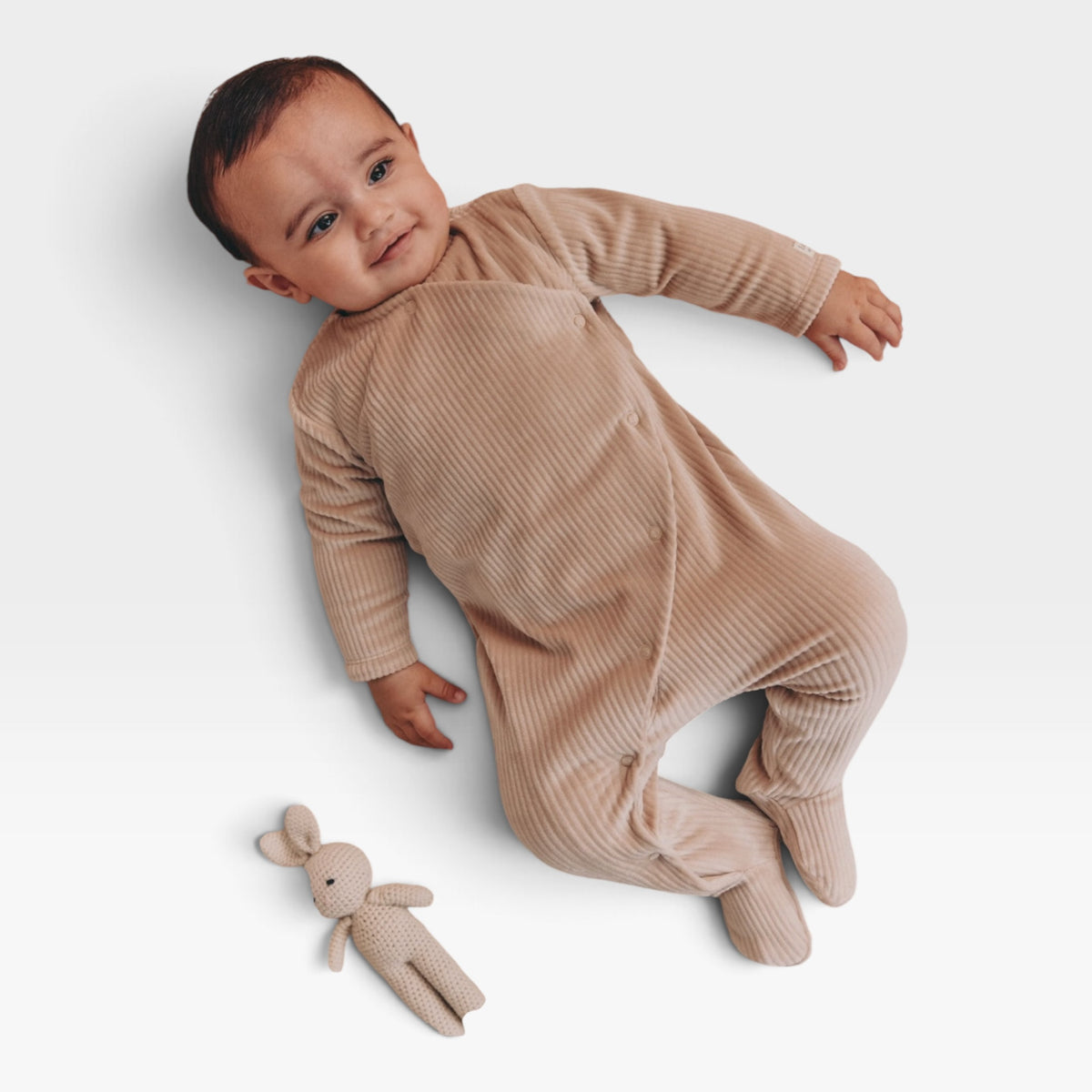 NEXT Neutral Fleece Baby Overall
