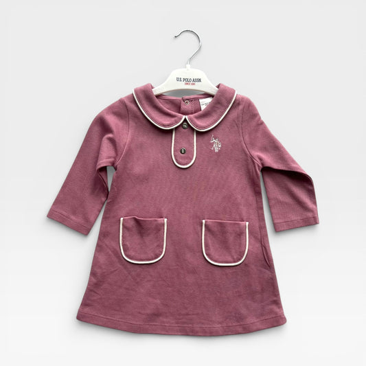 100% Original USPA Classic Girl Dress - Pink