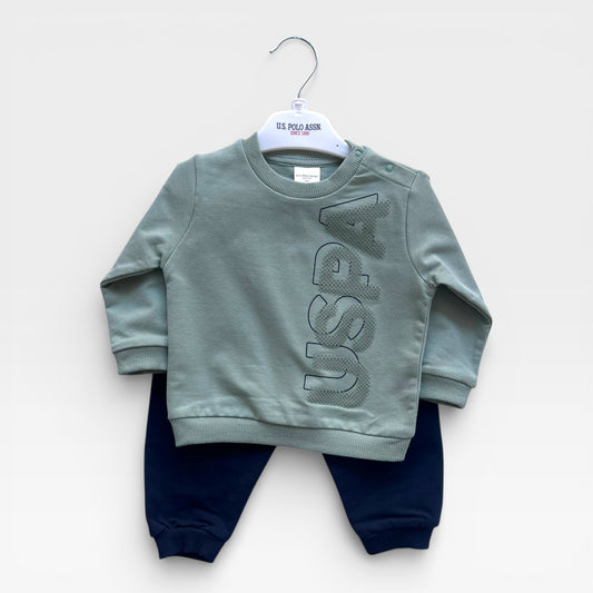 100% USPA Signature Polo Set - Green