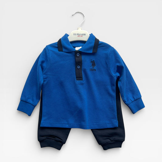 100% USPA Classic Polo Set - Blue