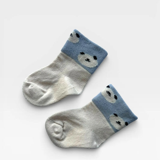 Mini Zoo Socks - Blue