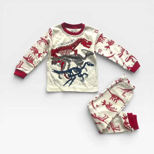 Dino Dream Sleep Set - Red