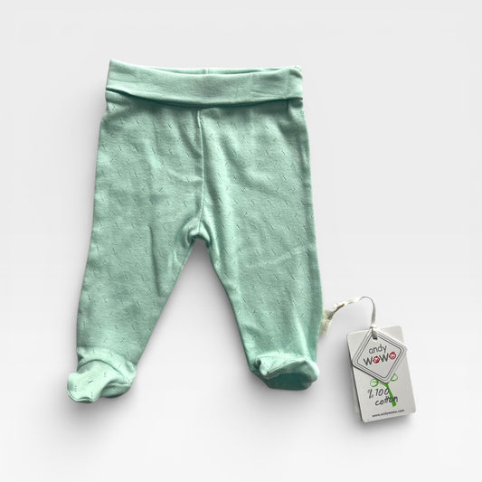 100% Cotton Pants - Aqua