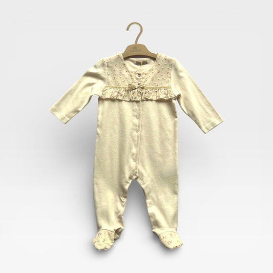 Spring blossm overall beige