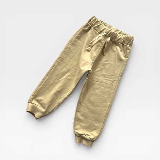 Soft & Warm Kids Pants - Light beige