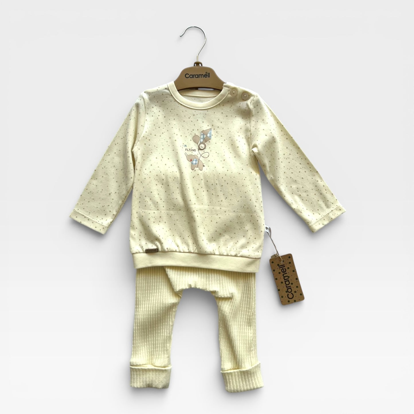 flying elephant set / beige