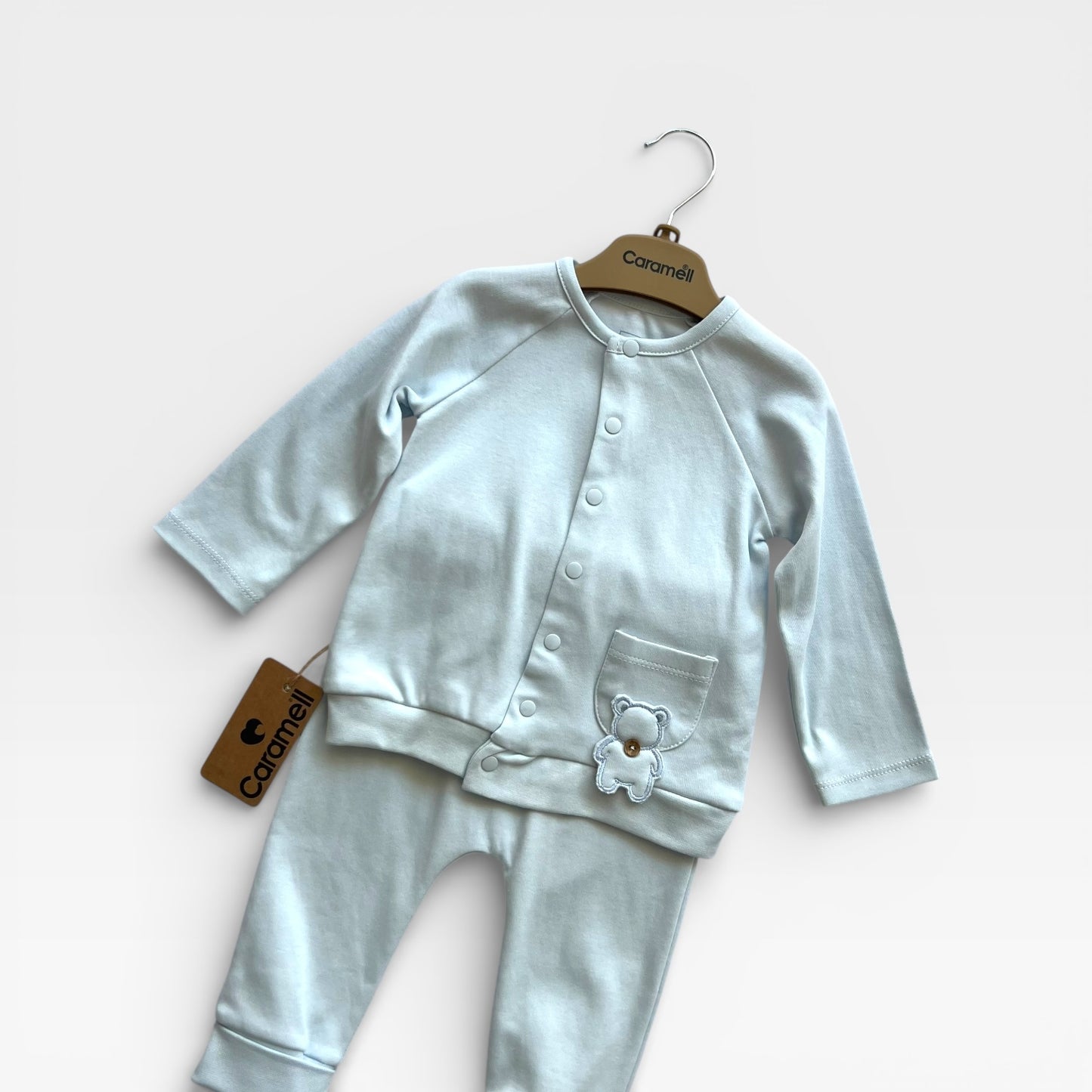 honey bear set / blue