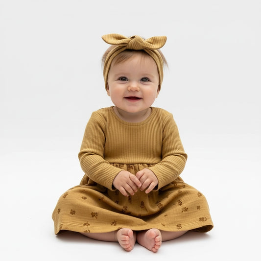 Fall Theme Dress - Cotton