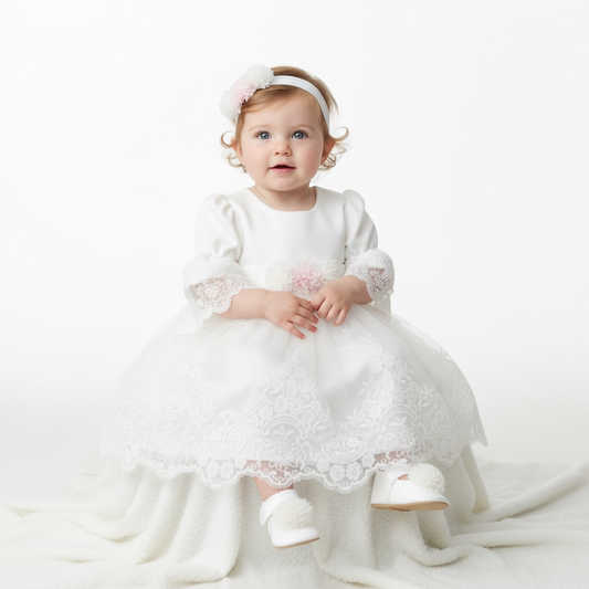 Tiny Princess Formal Set - White