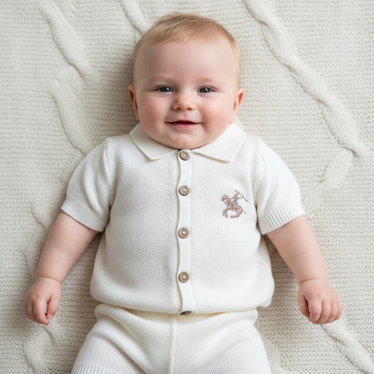 Breezy Gent Cotton Set - cream