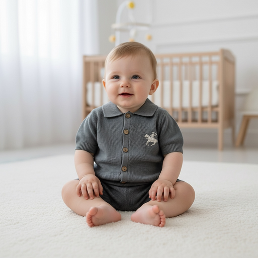 Breezy Gent Cotton Set - green