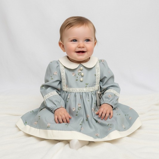 Isabella Grace Dress - Blue