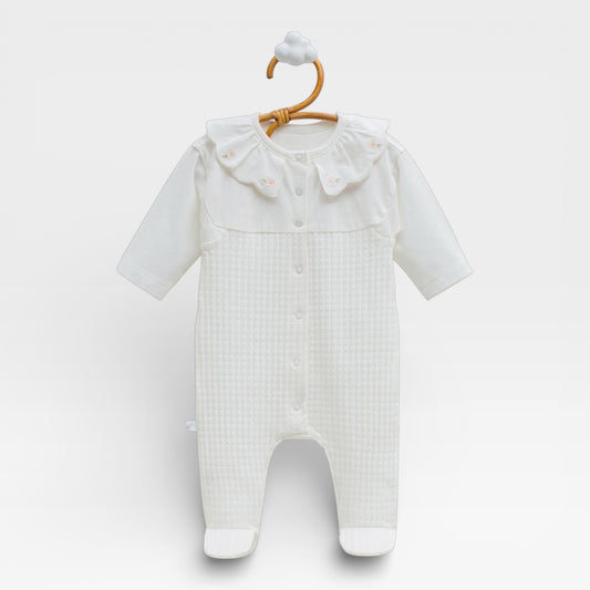 Mila Grace Overall White