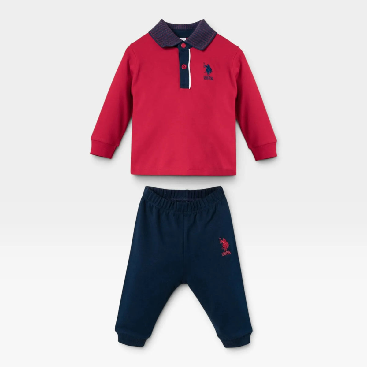 Classy Mon POLO SET-red - 1