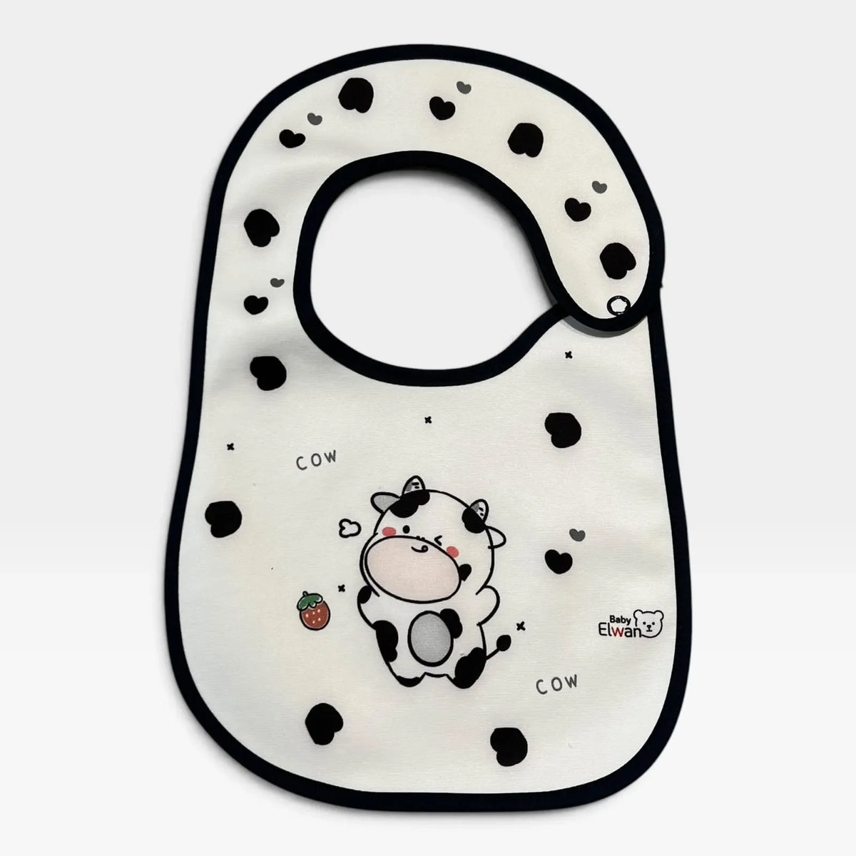 Leak-Proof Baby Bib - Cow - 1