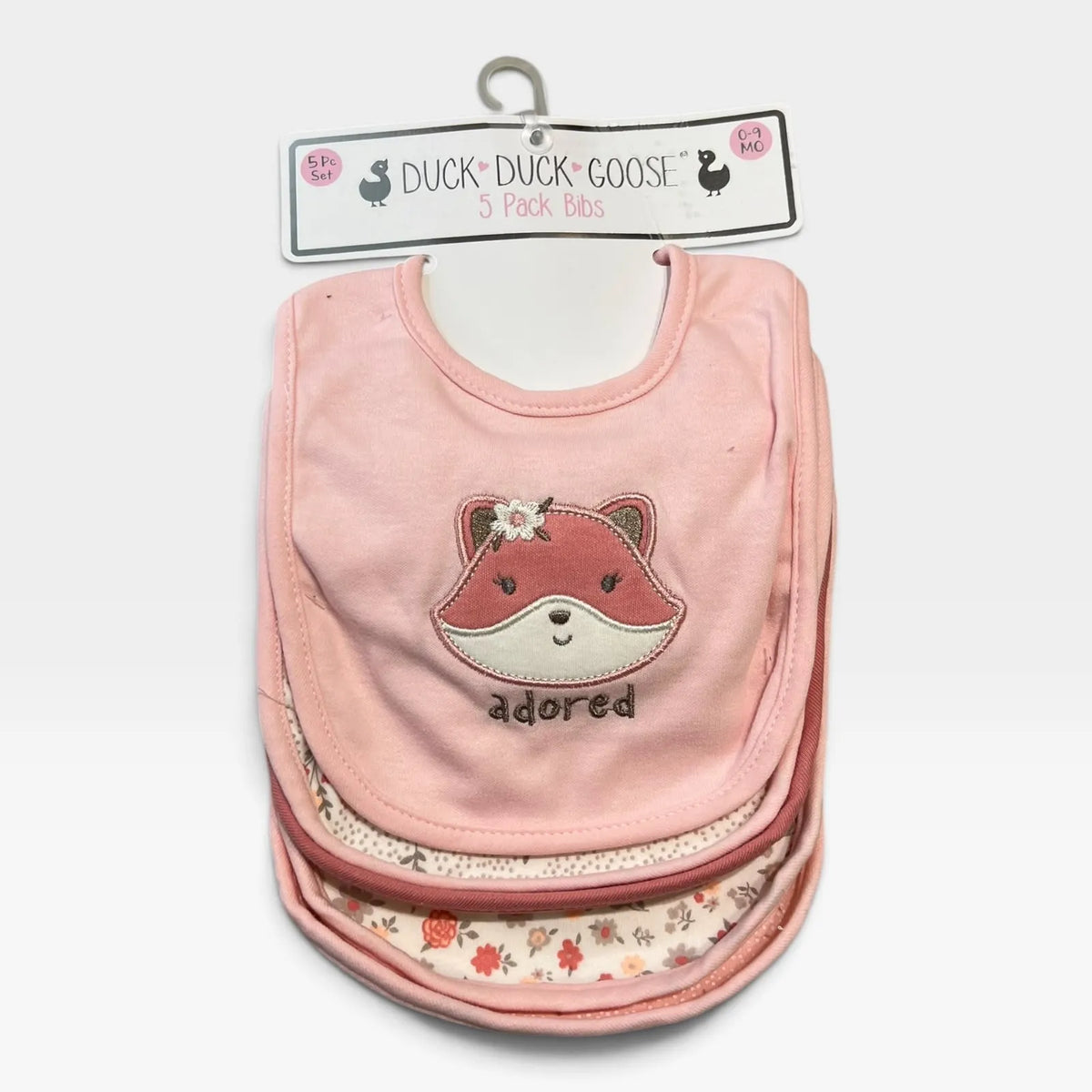 Adored Fox 5 Pieces Bibs - 1