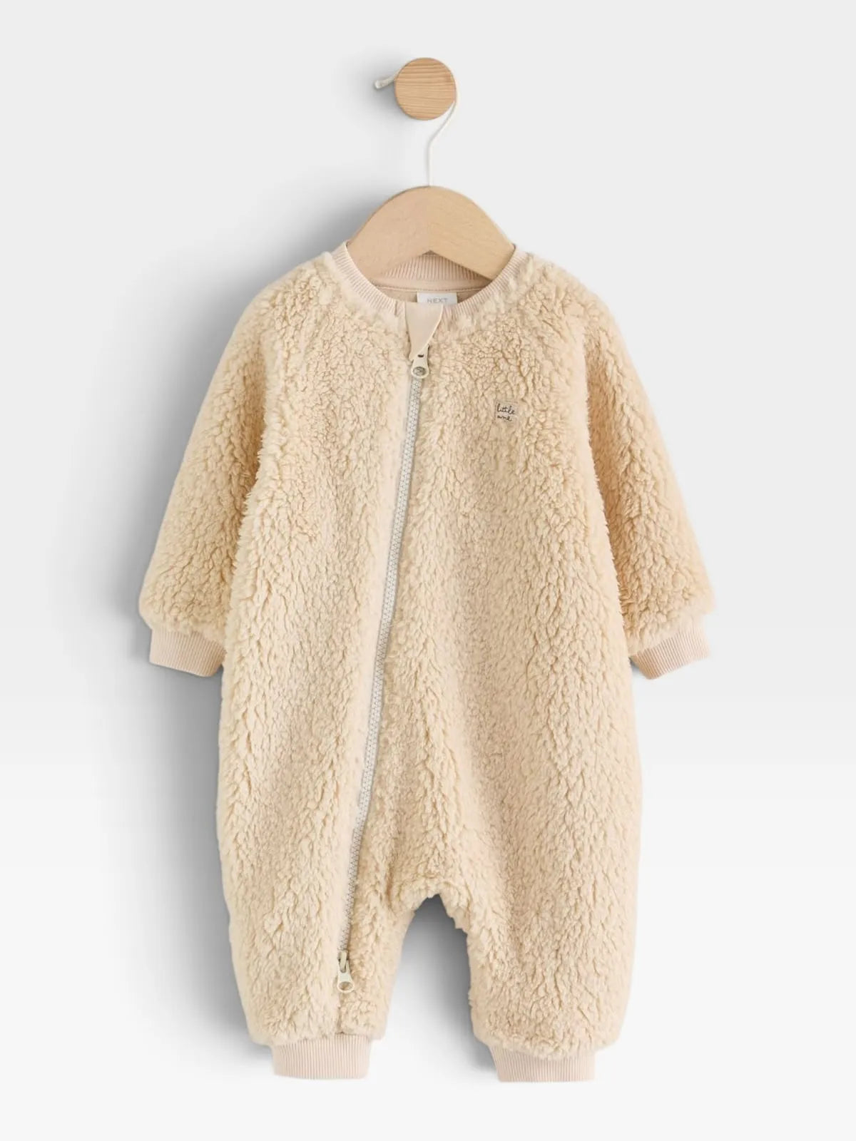 Next Soft Fleece Overall - Beige - 1