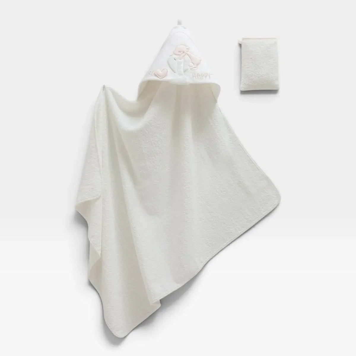Be Happy Towel-pink - 1