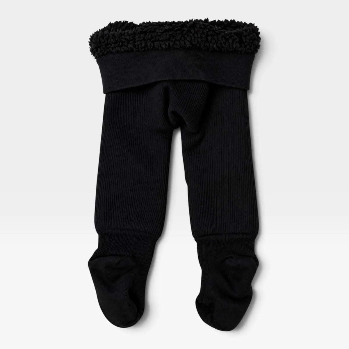Thick Fleece-Lined Leggings - Black - 1