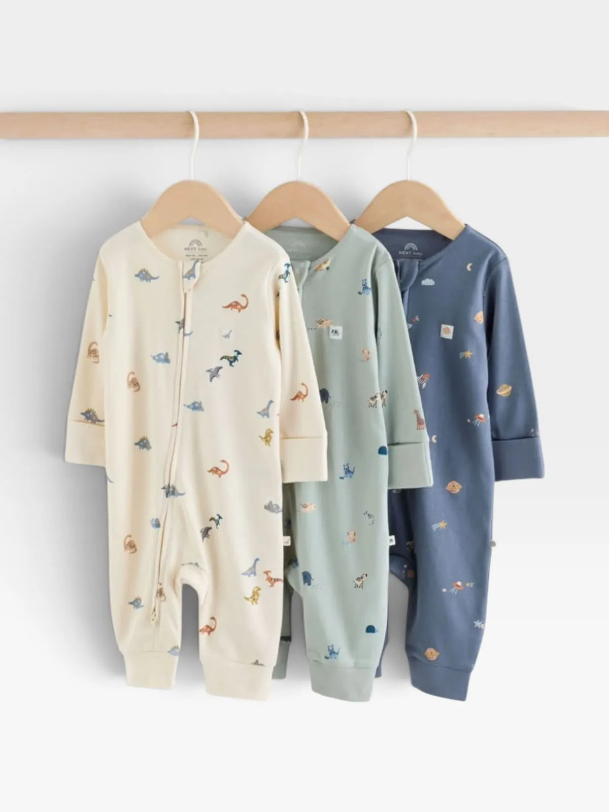 NEXT Zipper Overalls - 3 packs - 1